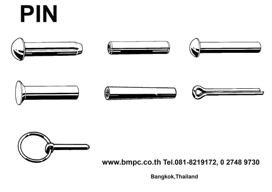 Woodruff Key, Pin, ลิ่มวงเดือน, ลิ่มปลายเพลา, สลักพระจันทร์เสี้ยว